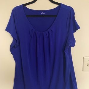 Blue Stretch Blouse